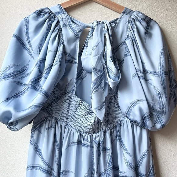 NWT EMILY MCCARTHY Blue Daphne PHEASANT PARTY Dress Sz S - Picture 13 of 16